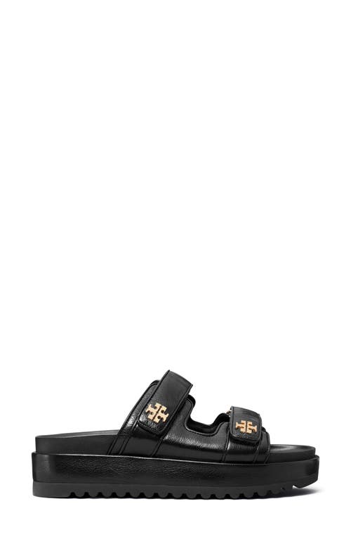 Shop Tory Burch Kira Sport Platform Slide Sandal In Black