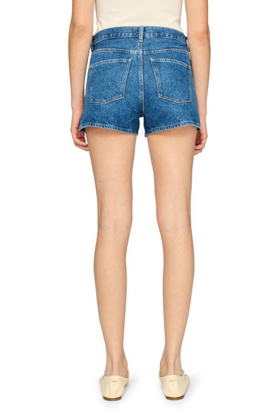 Shop Dl1961 Zoie Mid Rise Relaxed Denim Shorts In North Beach Vintage