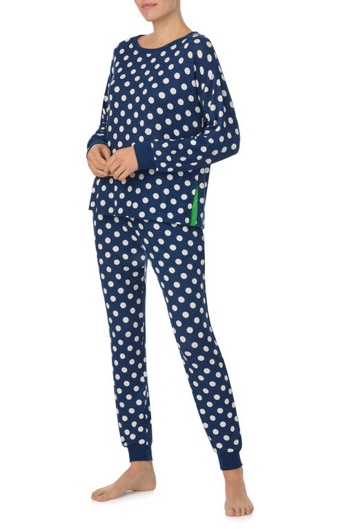 Shop Kate Spade New York Print Pajamas In Navy Multi Print