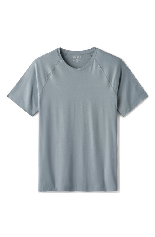 Shop Rhone Reign Performance T-shirt In Sea Green/sea Glass Blue