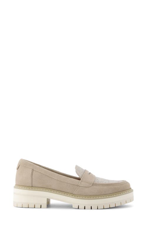 Shop Toms Cara Platform Penny Loafer In Natural