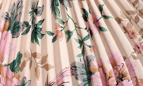 Petal And Pup Petal & Pup Kleo Floral Print Asymmetric Cocktail Dress In Multi