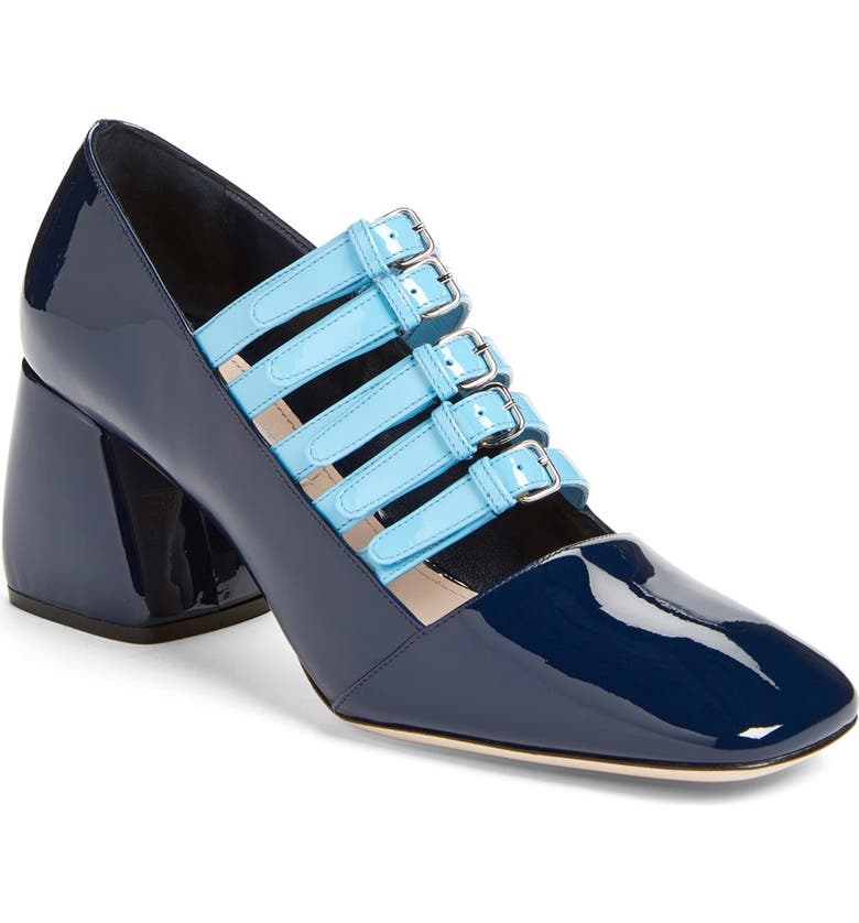 Miu Miu Multi Strap Pump (Women) | Nordstrom