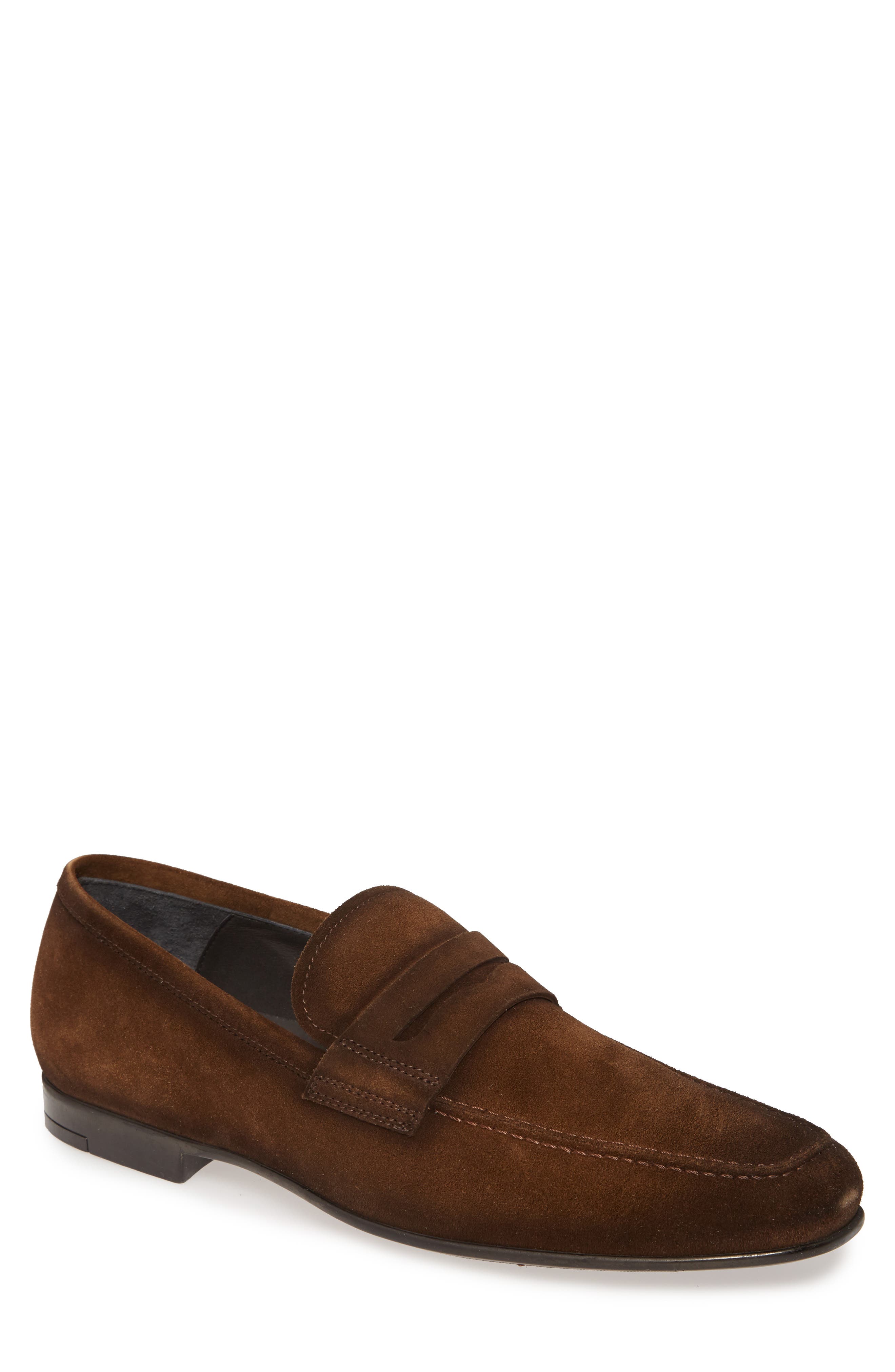 to boot suede loafers