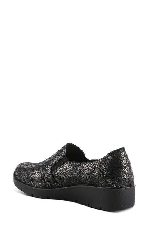 Flexus By Spring Step Pellegrini Slip-on Sneaker In Black Multi