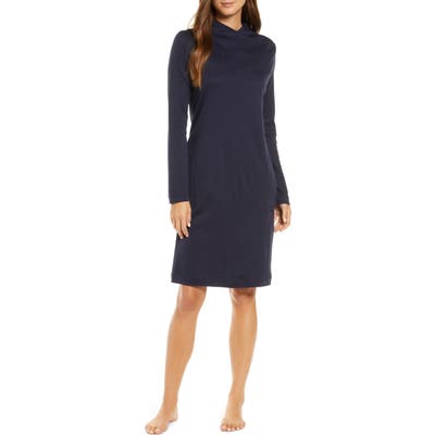 Hanro Luana Long Sleeve Nightgown, Blue