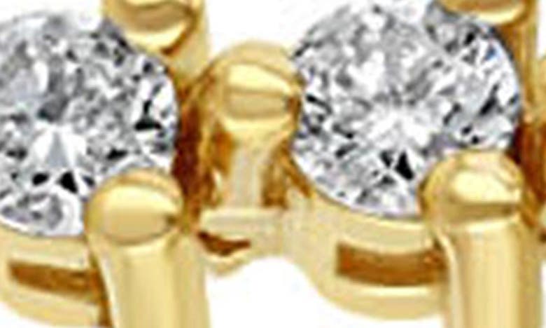 Shop Zoë Chicco 14k Yellow Gold Diamond Linear Drop Earrings
