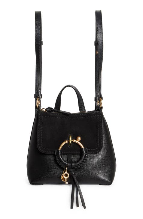 See by Chloé Black Joan Leather Backpack