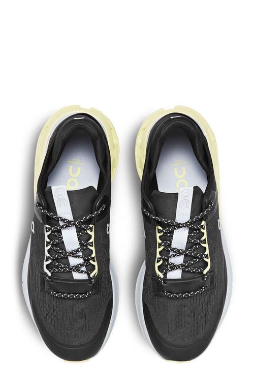 Shop On Cloudnova Flux Sneaker In Black/hay