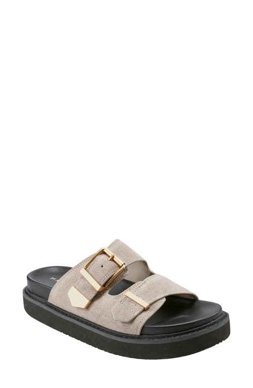 Shop Marc Fisher Ltd Amirra Platform Slide Sandal In Taupe