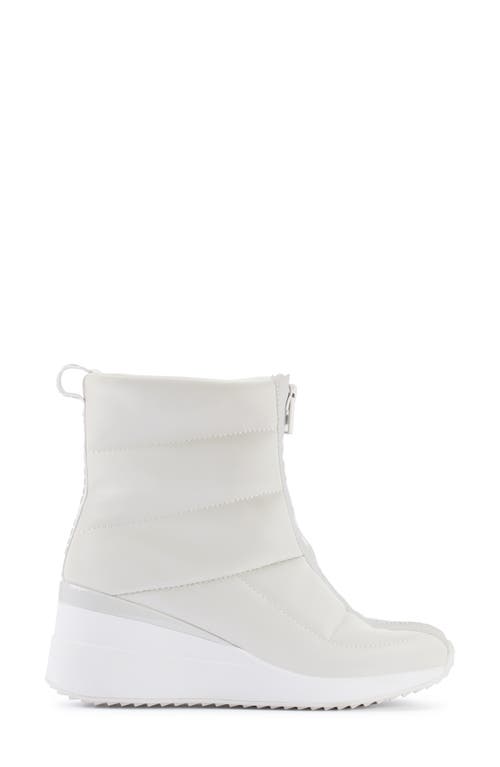 Shop Dkny Parla Wedge Bootie In White