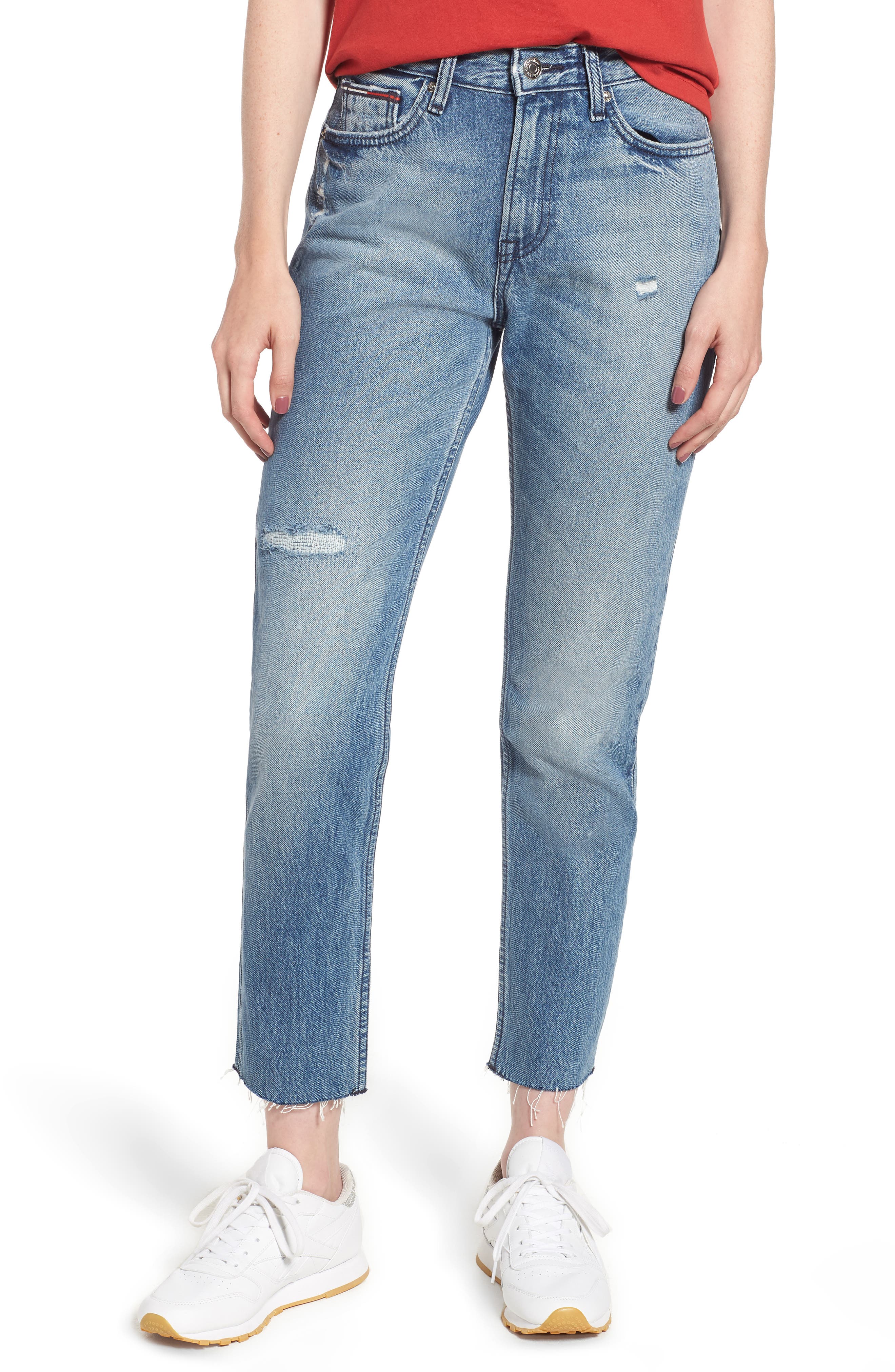 tommy jeans high rise slim izzy