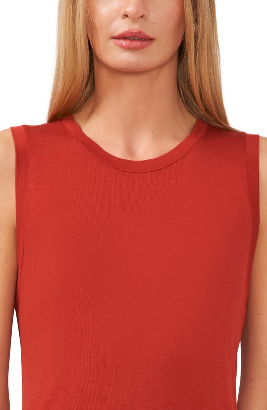 Halogen Back Keyhole Tank In Orange
