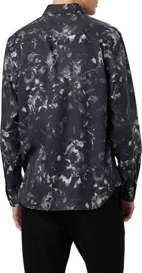 Bugatchi Julian Floral Print Button-Up Shirt | Nordstrom