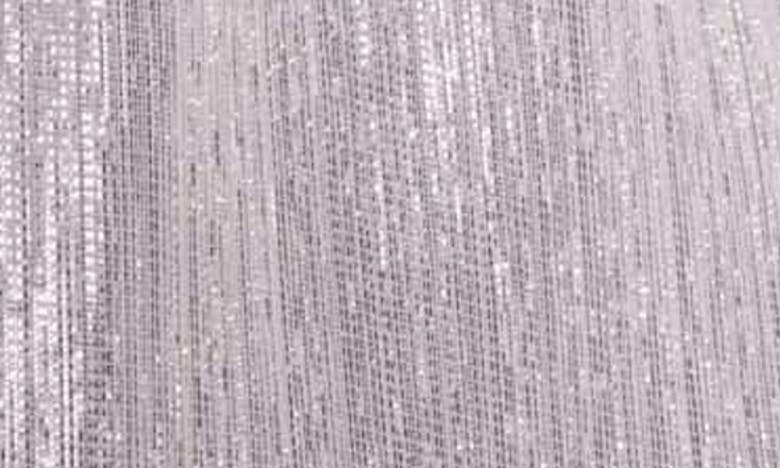 Shop Maje Rilexei Sleeveless Metallic Minidress In Silver
