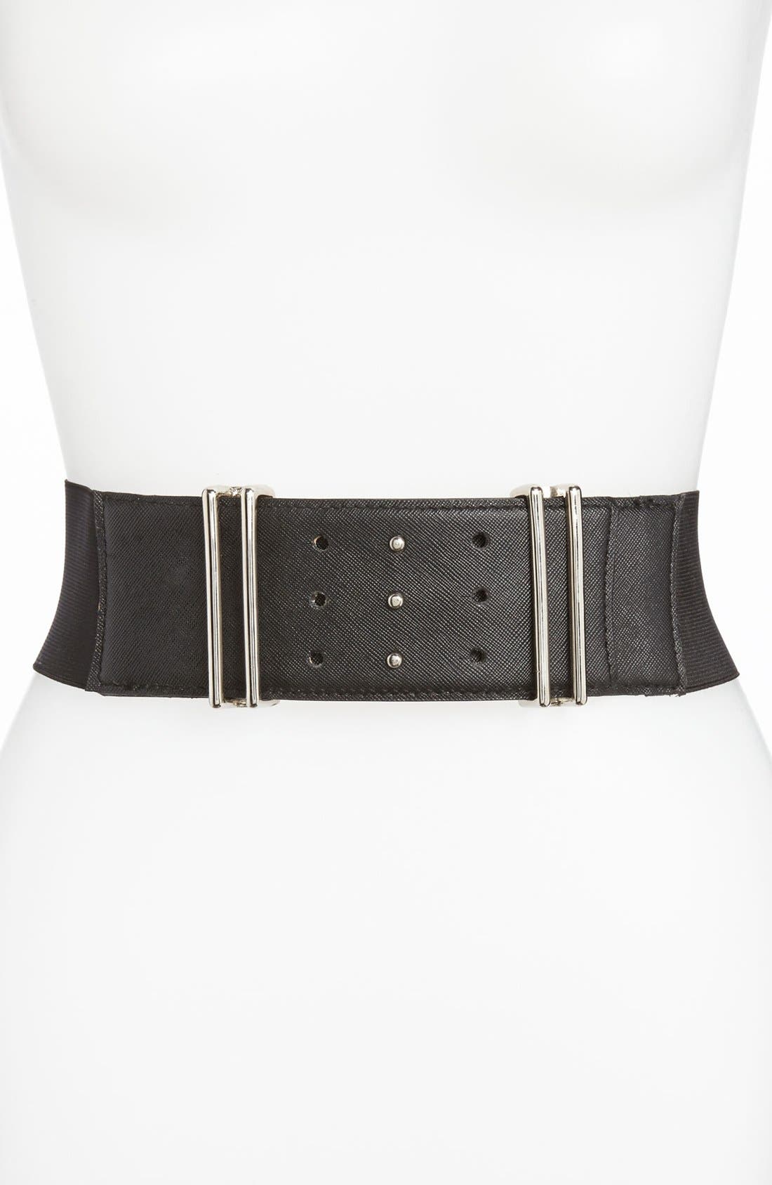 WCM Belts Saffiano Stretch Belt Nordstrom