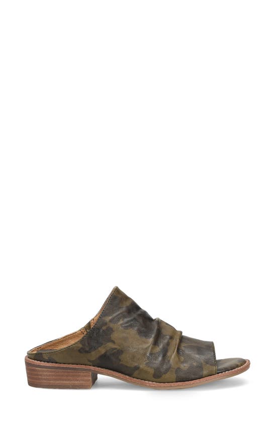 Shop Söfft Neetta Platino Slide Sandal In Olive Camo