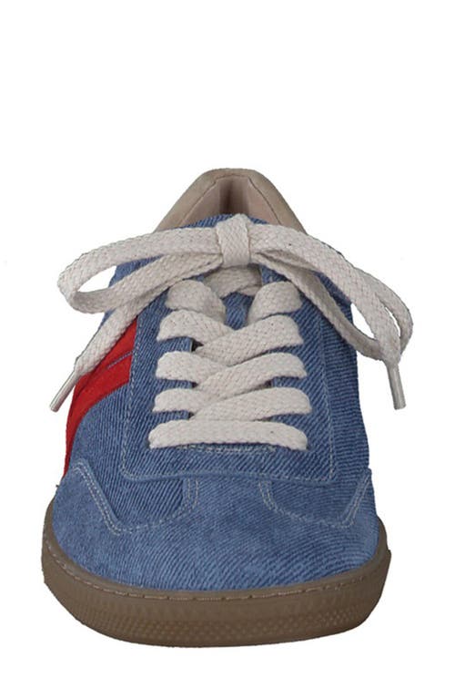 Paul Green Tilly Sneaker In Jeans Salsa Combo