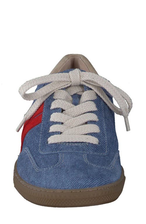 Shop Paul Green Tilly Sneaker In Jeans Salsa Combo