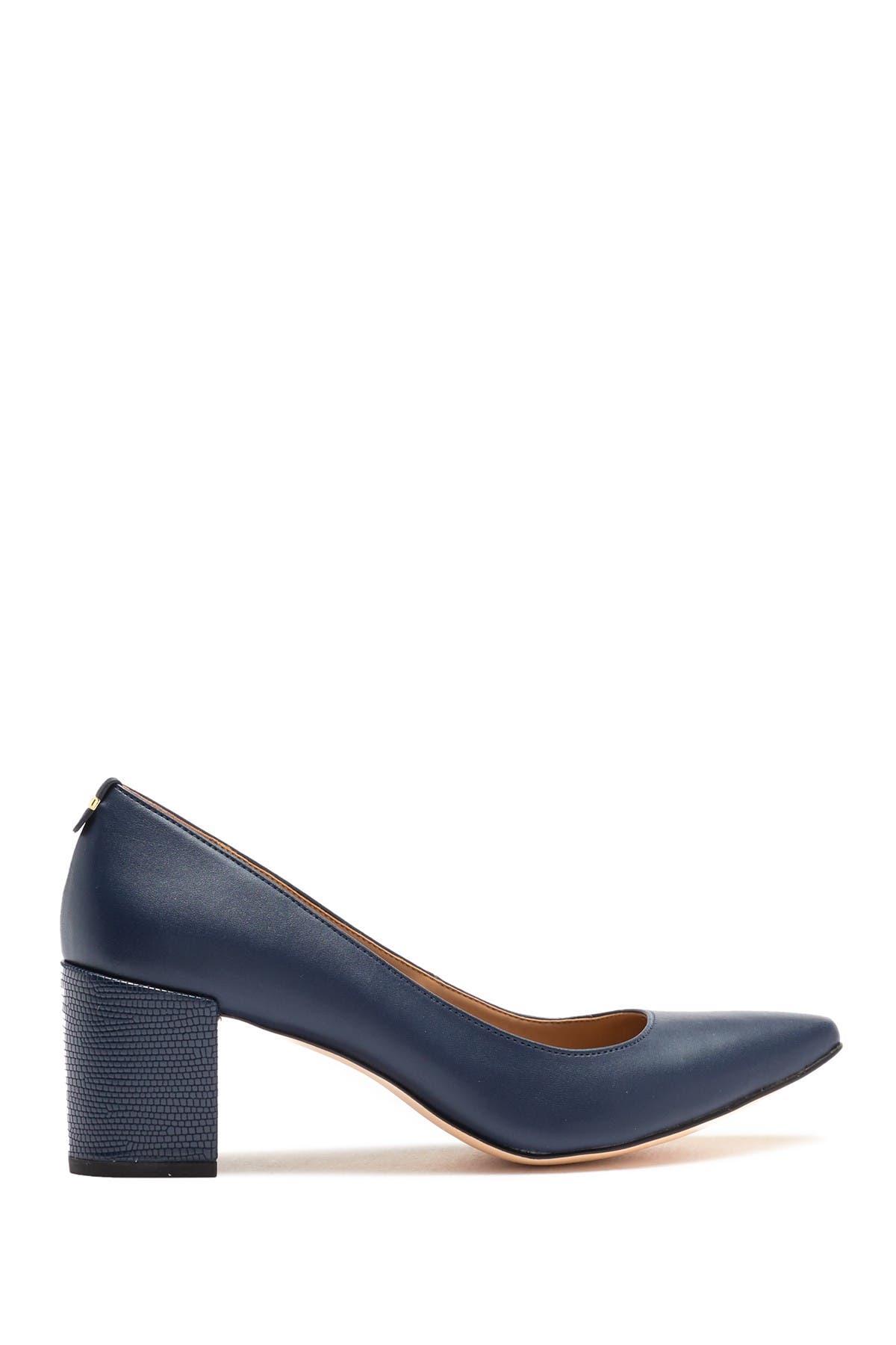 Natalynn Kansas Leather Block Heel Pump 