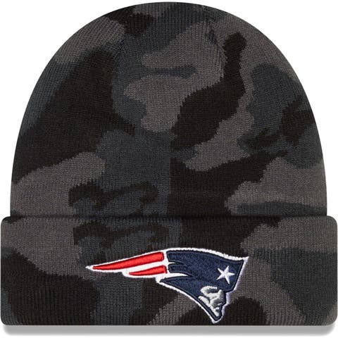 New England Patriots Gray Stripe Light Up Knit Beanie - Dynasty