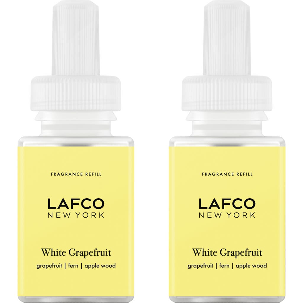 Pura X Lafco Birchwood Molasses 2-pack Smart Diffuser Fragrance Refills In White Grapefruit