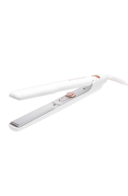 T3 Certified Refurbished Singlepass® 1-inch Straightening & Styling Iron In White