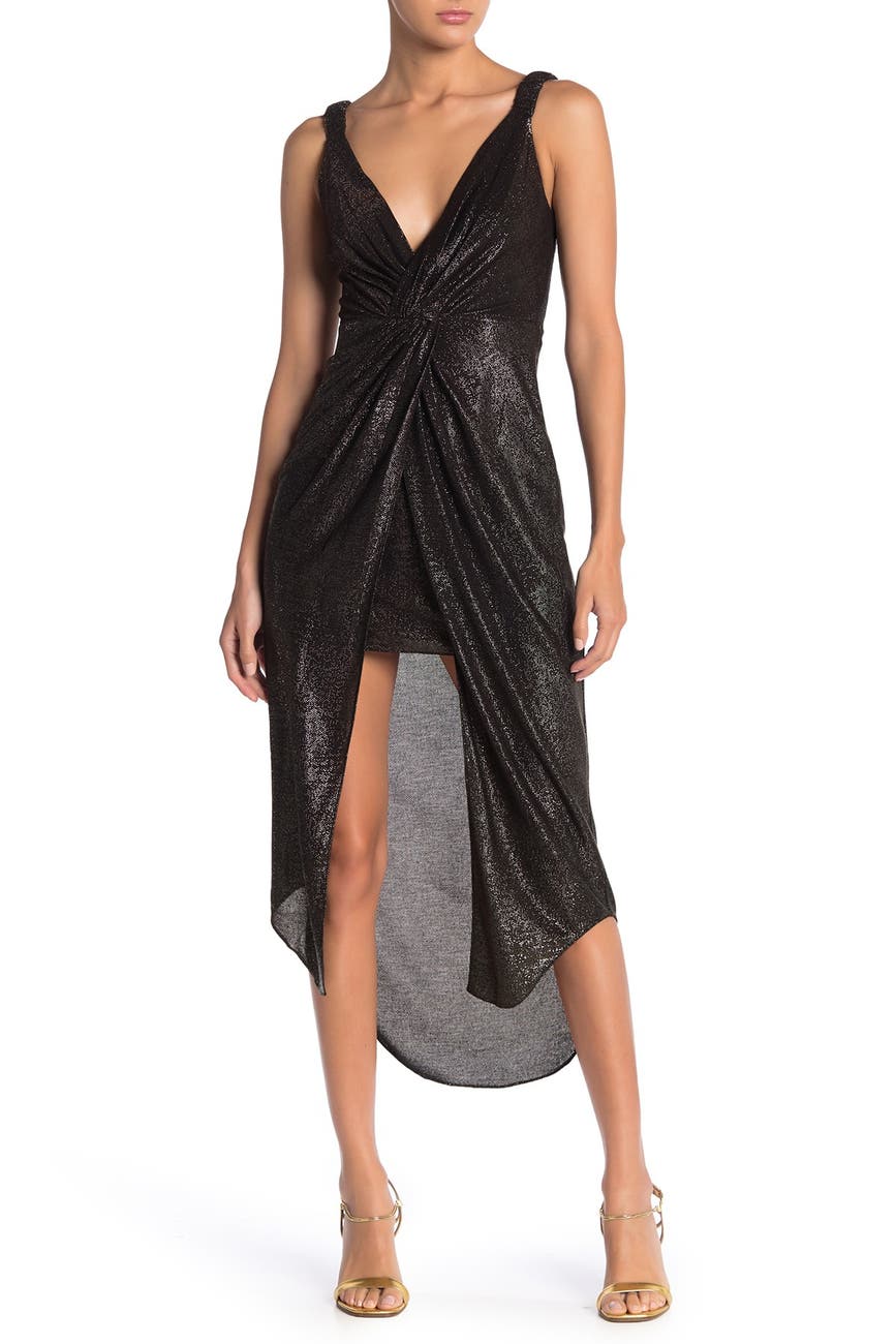 Ramy Brook | Isabella V-Neck Sleeveless Metallic Knit Dress | Nordstrom ...