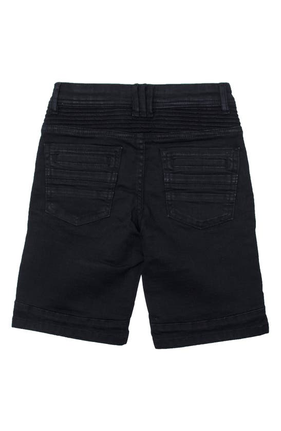 Shop X-ray Xray Kids' Denim Shorts In Jet Black