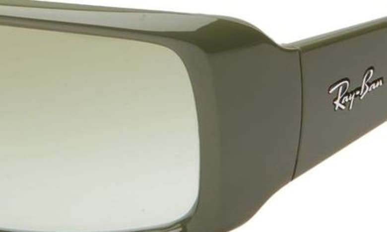 Shop Ray Ban 59mm Square Gradient Sunglasses In Green