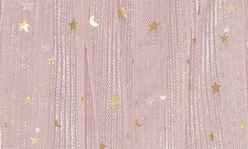 Peek Aren't You Curious Kids' Sparkle Mesh Top & Joggers Set In Light Pink