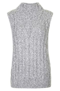 Topshop Cable Knit Tabard Sweater | Nordstrom