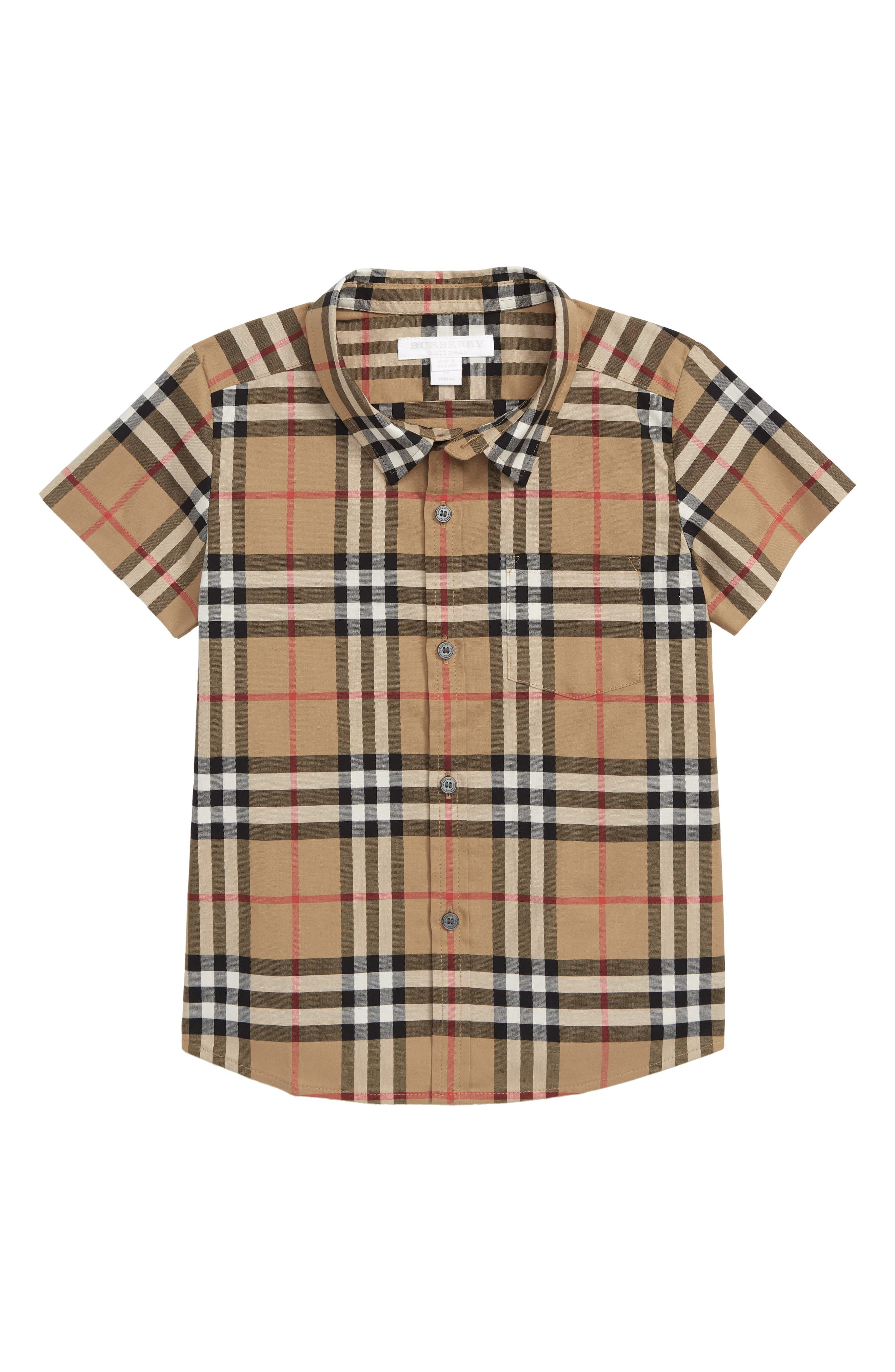 Burberry Fred Check Woven Shirt (Baby 