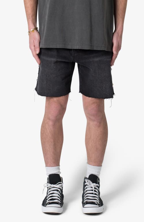 Mnml Cutoff Denim Shorts In Black