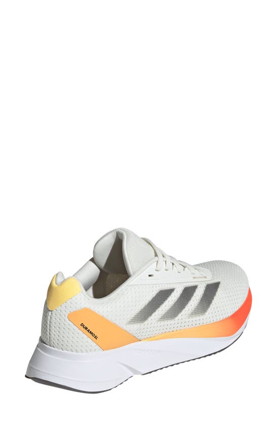 Adidas Originals Duramo Sl Running Shoe In Ivory/ Iron Met./ Spark