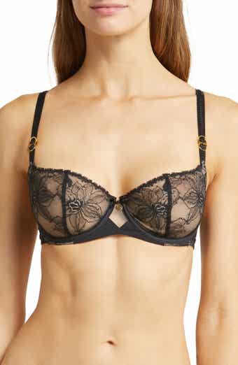 The C Jolie Demi gives a new meaning to everyday sexy! 🖤 The floral lace  pattern on the cup adds modesty while remaining sheer for a