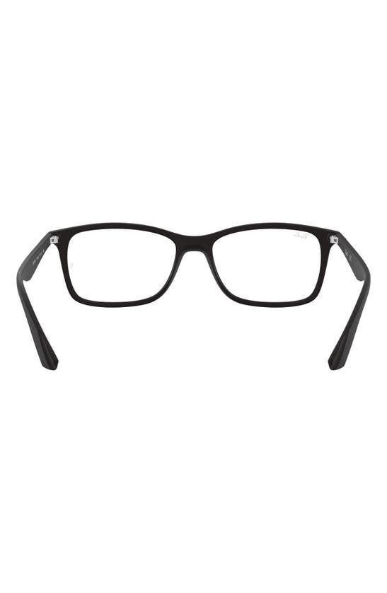 Shop Ray Ban 56mm Optical Glasses In Matte Black