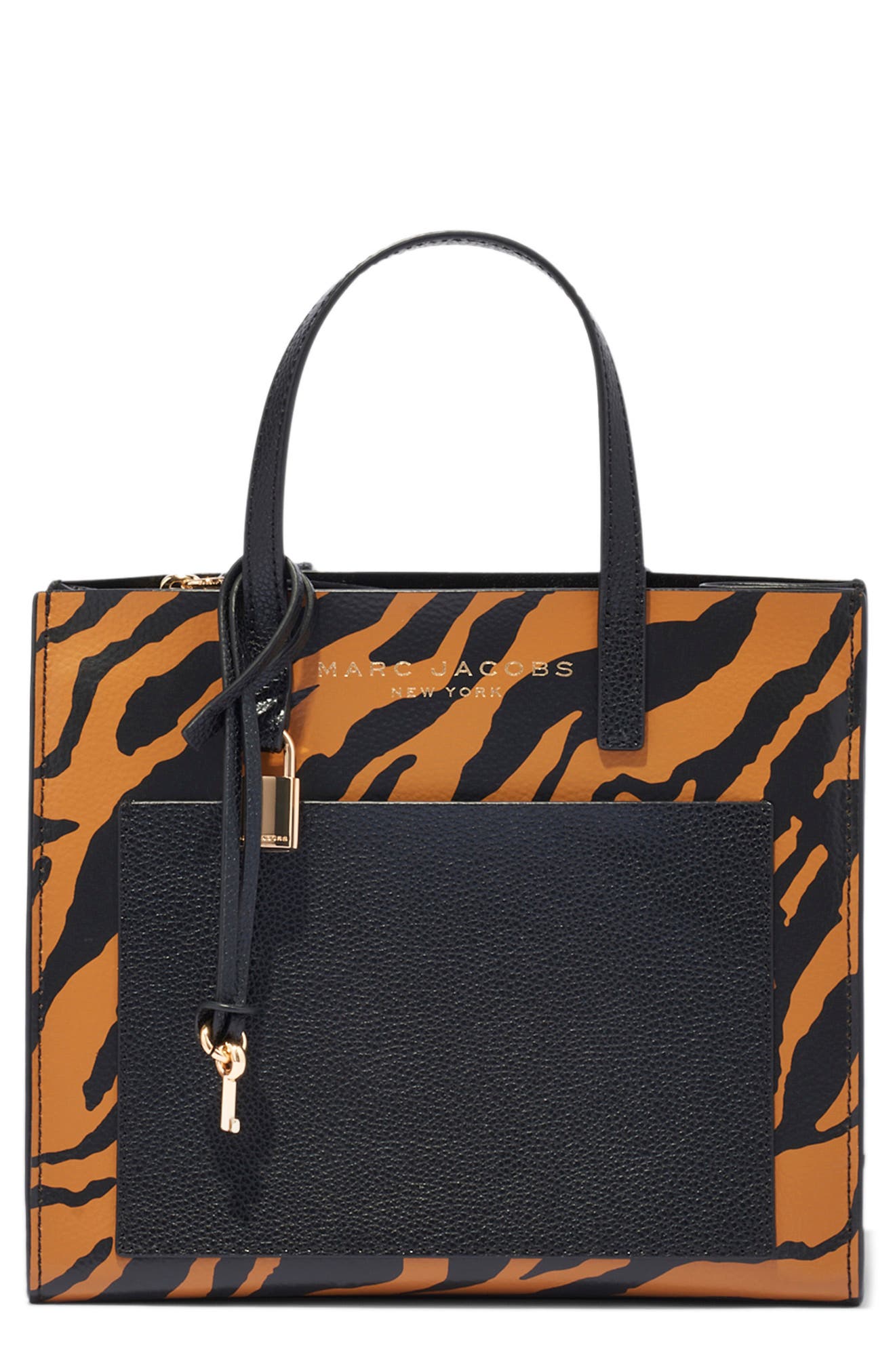tiger print bag