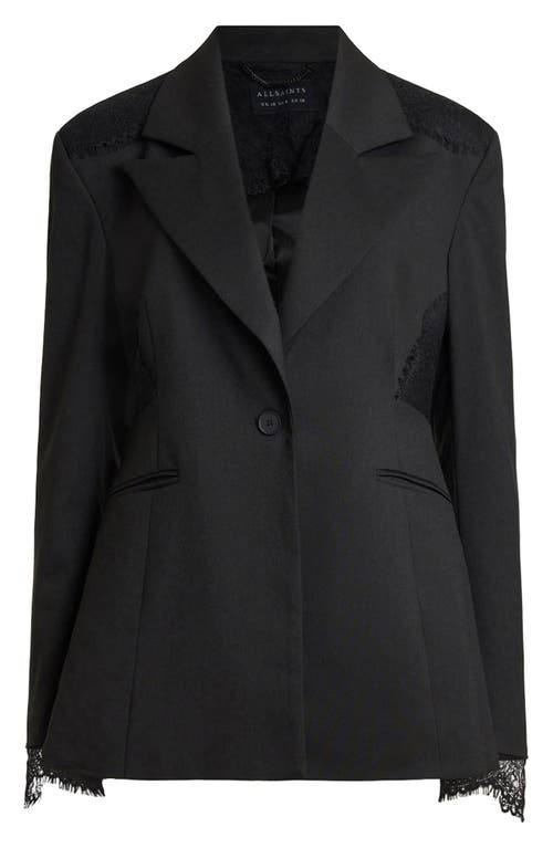 Shop Allsaints Lacey Blazer In Black