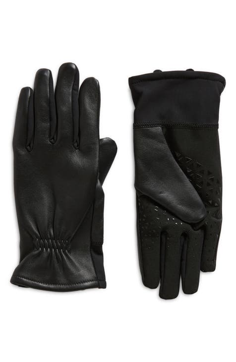 Elastic Cuff Leather Glove