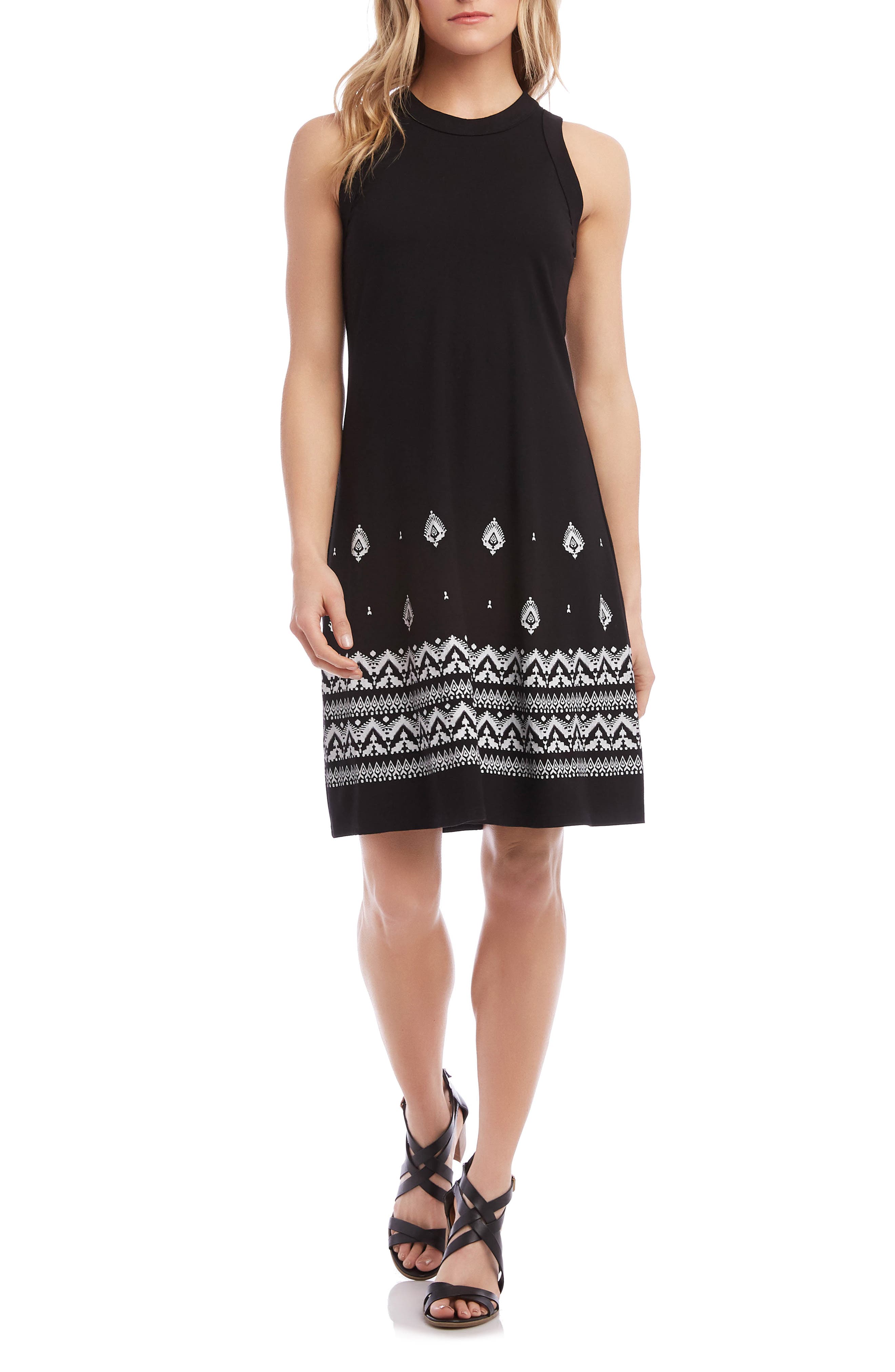 Karen Kane A-Line Dress, Black