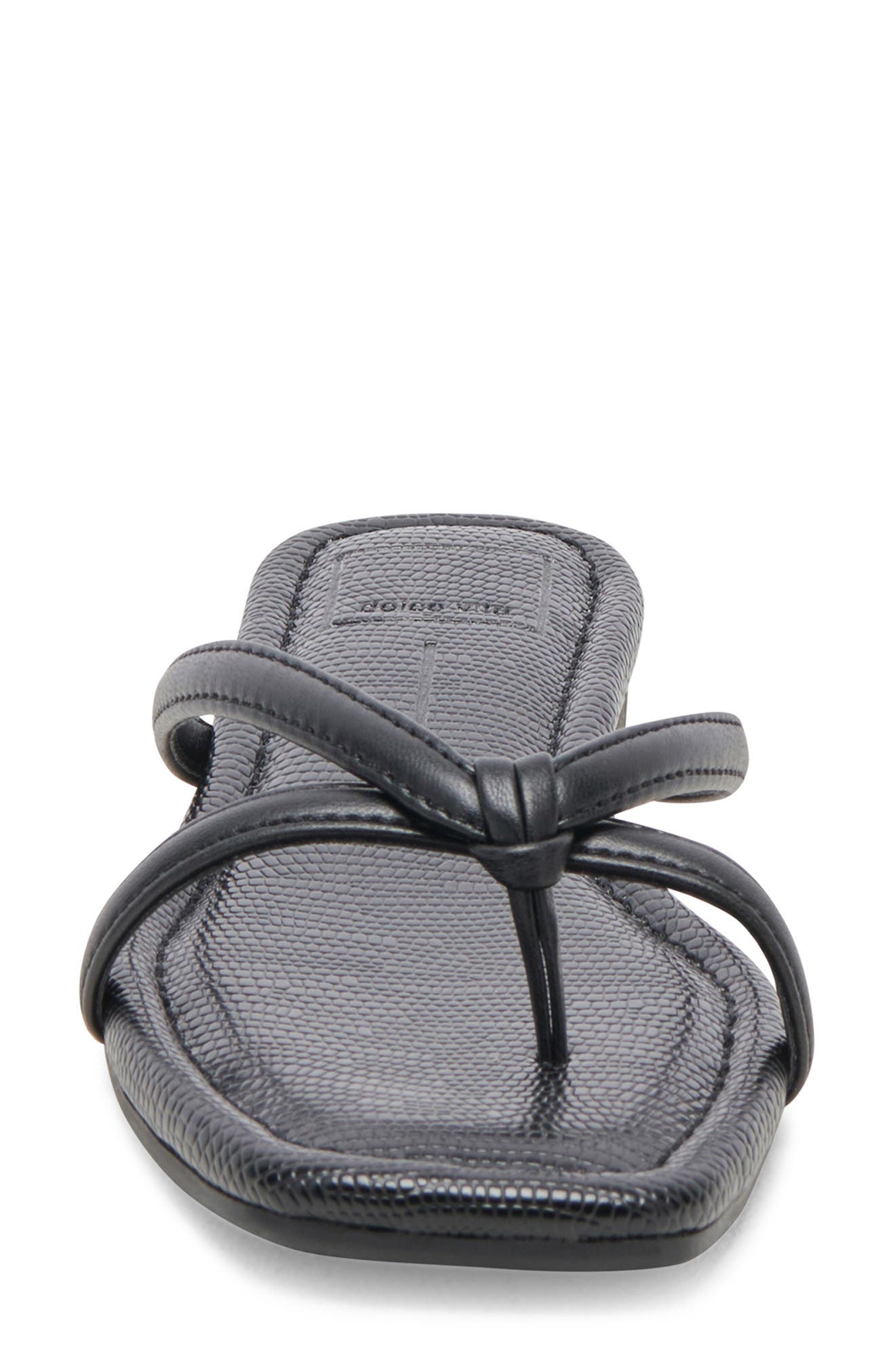 dolce vita black flip flops