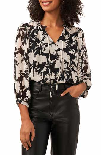 Vince camuto hot sale floral print top