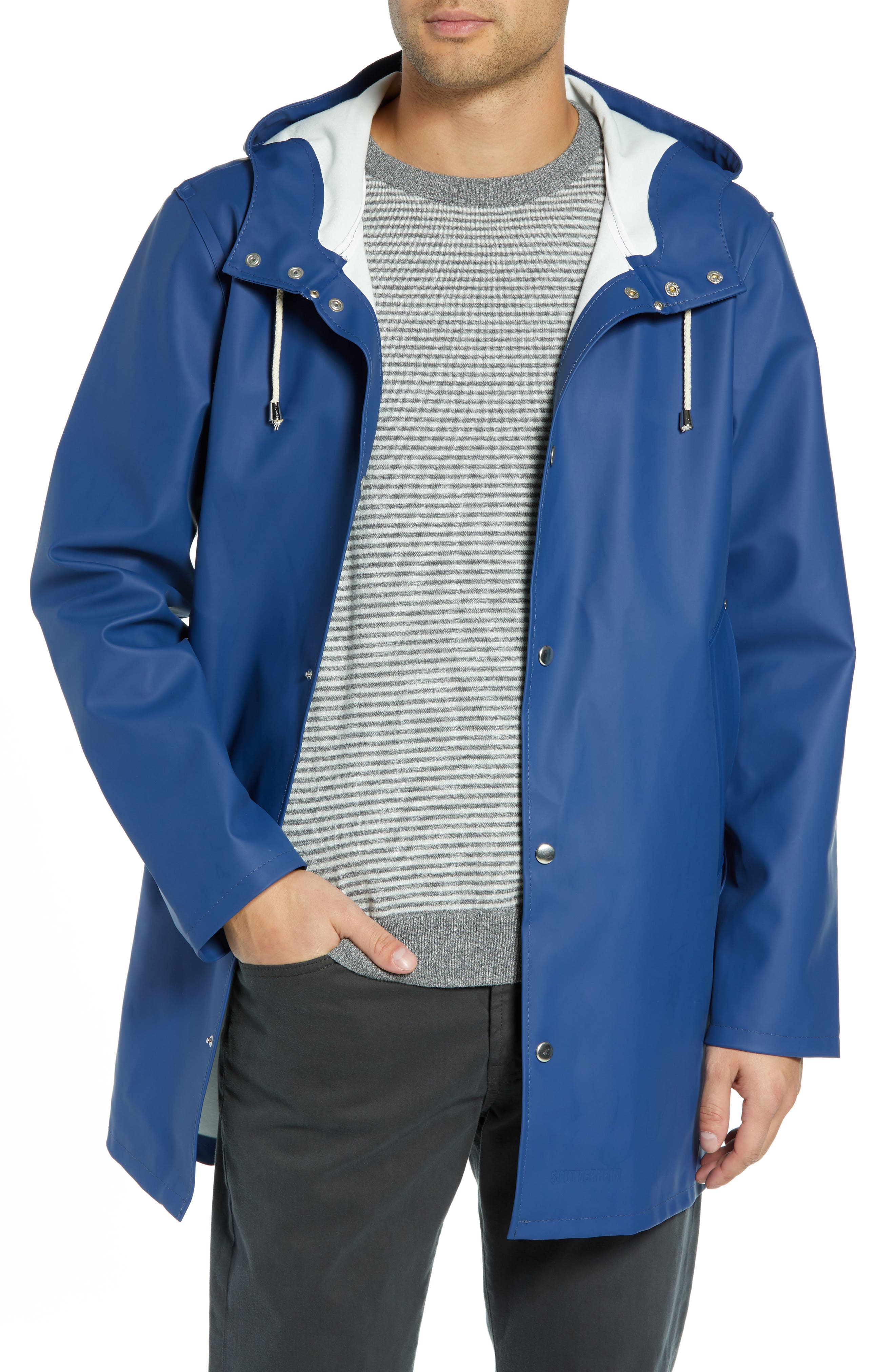 stutterheim stockholm waterproof hooded raincoat