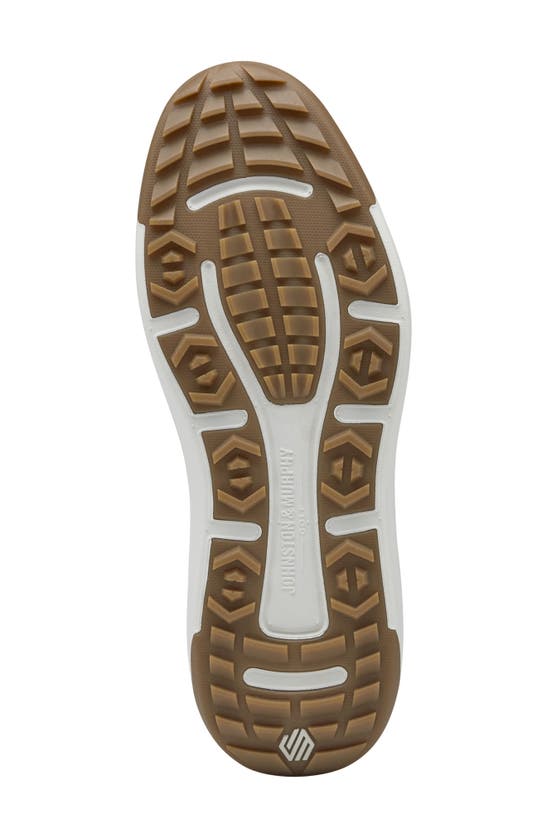 Johnston & Murphy Amherst Gl1 Luxe Hybrid Waterproof Golf Sneaker In Tan Oiled Waterproof Full