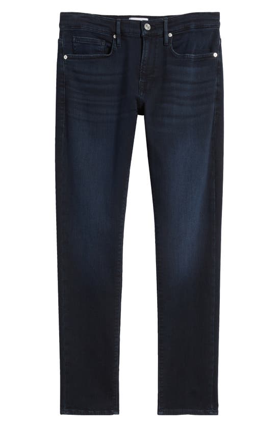 Shop Frame L'homme Slim Superstretch Jeans In Onyx Indigo