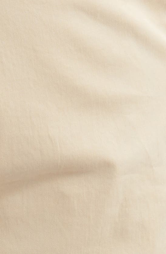 Shop Scott Barber Microsanded Cotton Stretch Twill Shorts In Khaki