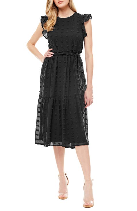 Clip Dot Maxi Dress