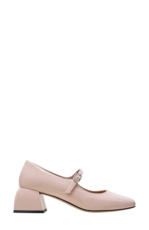 Shop Linea Paolo Monroe Block Heel Mary Jane In Beige