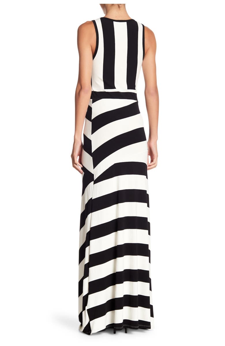 GO COUTURE Sleeveless Maxi Stripe Dress | Nordstromrack
